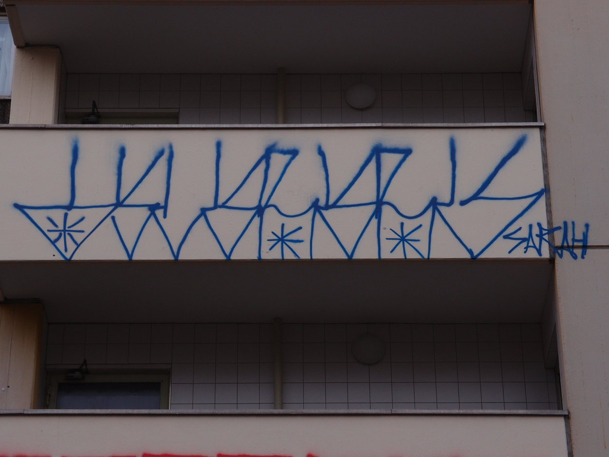 fotos de pixação em Berlim 2018/19